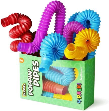 4-pack mini pop tube fidgetleksaker