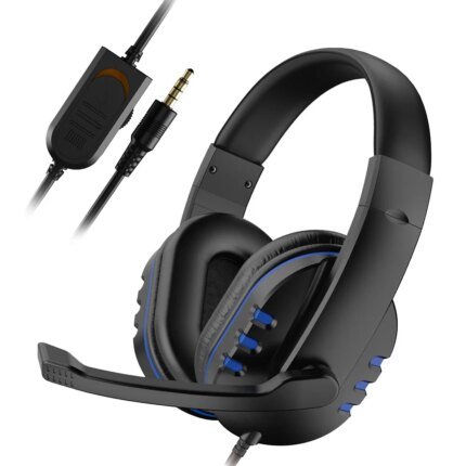 3,5 mm trådade gaminghörlurar med mikrofon