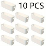 Multfunktionella Förvaringsboxar i 10-pack för Skrivbord och Kläder