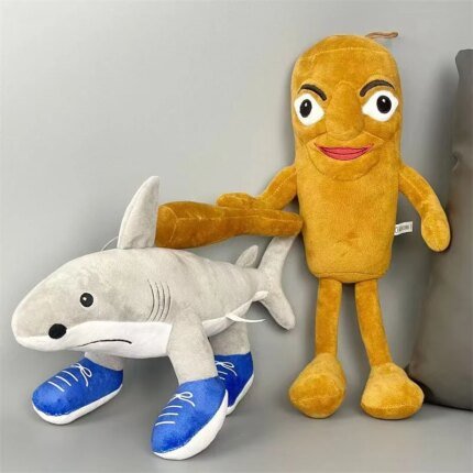 “Tungtungtung Sahur / Tralala” Mjukisdjur – Shark Anime Plush