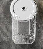 Väggmonterad våtservettdispenser med självhäftande hållare - Bild 5