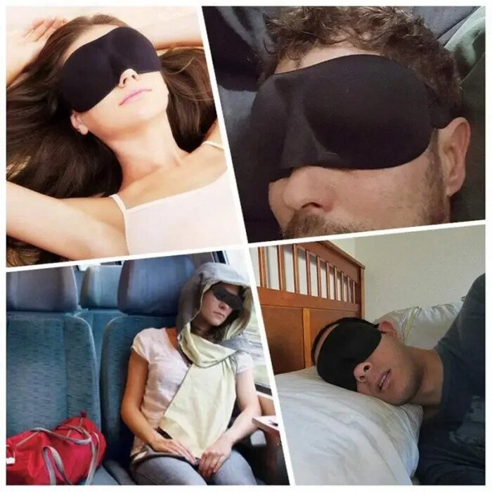 Bekväm och lätt 3D sovmask - Bild 4