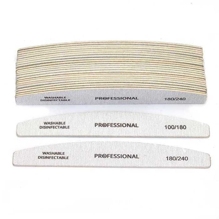 10-pack trä nagelfilar – professionella, dubbelsidiga - Bild 3
