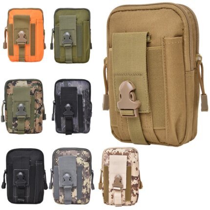 MOLLE midjeväska – liten taktisk förvaringsväska för herr (EDC)