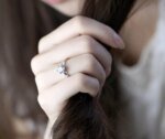 Lyxig 925 sterling silver klassisk ring för kvinnor - Bild 3