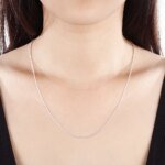 10-pack grossistparti med 925 sterling silver ormkedjehalsband - Bild 3