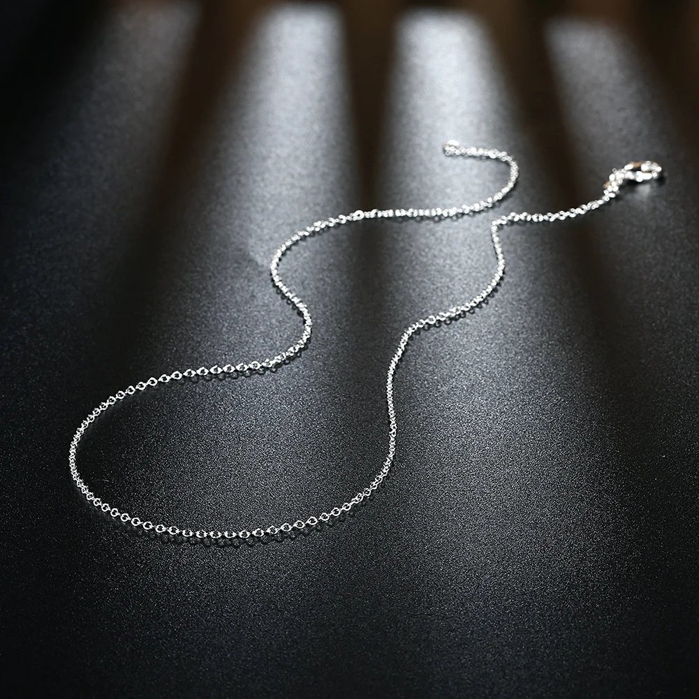 10-pack grossistparti med 925 sterling silver ormkedjehalsband