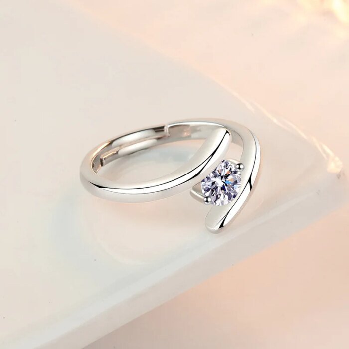 Ring i 925 Sterling Silver med Zirkon - Bild 4