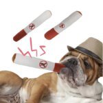 Interaktiv Piperande Hundleksak i Plysch Cigarrdesign - Bild 4