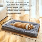 Överdimensionerad plyschbädd för hund och katt – soff-/burkudde - Bild 3