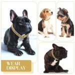 Hundkedja – diamant Cubansk halsband, promenadhalsband i metallkedja med design - Bild 3