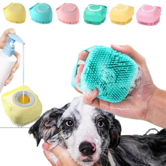 Badhandske för hund och katt - Bild 3