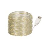 10 m / 30 m vattentät USB LED-ljusslinga i koppartråd - Bild 5
