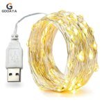 10 m / 30 m vattentät USB LED-ljusslinga i koppartråd