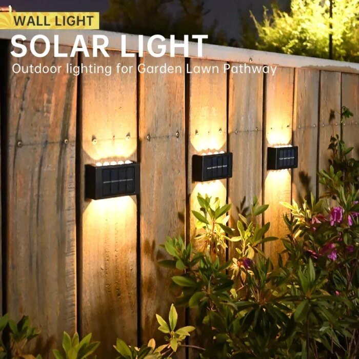 Solcellsdriven vägglampa för utomhusbruk - Bild 4