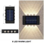 Solcellsdriven vägglampa för utomhusbruk - Bild 5
