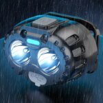 Kraftfull LED-pannlampa – IPX4-vattentät nödbelysning med XPE LED och 250 lumen ljusstyrka - Bild 2
