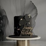 Ins Guld Happy Birthday Tårtdekoration - Bild 5
