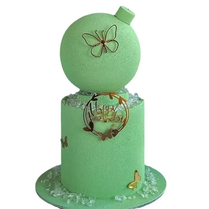 Ins Guld Happy Birthday Tårtdekoration - Bild 4