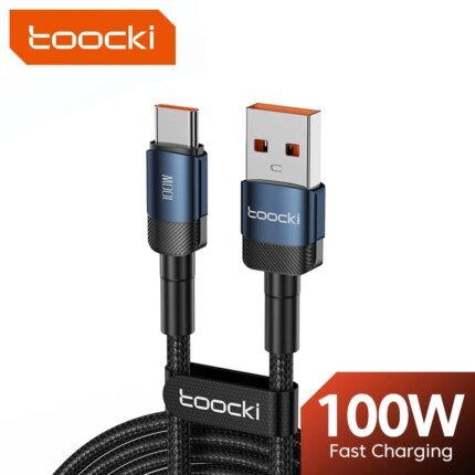Toocki 6A USB till Type-C-kabel för Huawei och Xiaomi