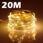 20m LED-ljusslinga med koppartråd (200 LED)