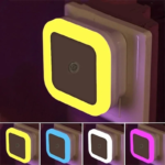 Trådlös LED-nattlampa med sensor (EU/US-kontakt)