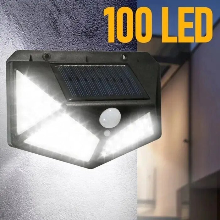 1/2/4/6-pack Solcellslampa med 100 LED & rörelsesensor - Bild 3