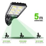 Kraftfull solcellslampa utomhus med LED & rörelsesensor - Bild 3