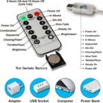 LED-ljusgardin med fjärrkontroll (3/4/6m) och USB – Magisk ljusslinga - Bild 5