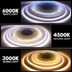 Ultrasmal COB LED-strip (USB, 5V) – Flexibel ljusslinga (3/5/8mm) med sömlöst ljus - Bild 2