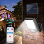Separerad solcellslampa med rörelsesensor (72 COB) - Bild 4