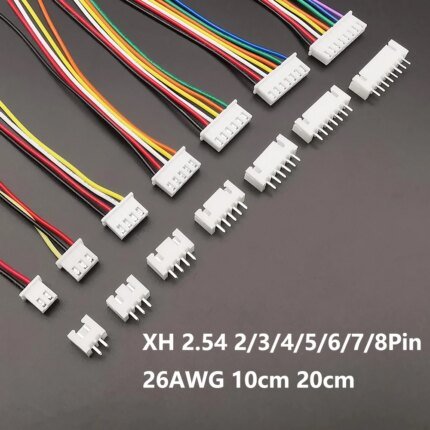 5 set JST XH2.54 (2,54 mm) kabelkontakter