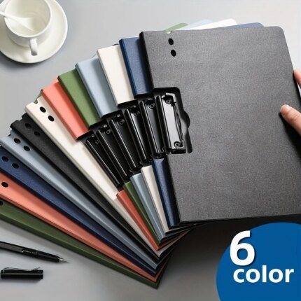 1 st A4 filfolder – dokumentorganisatör, clipboard med omslag