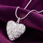 925 sterlingsilver halsband med fotoram-hänge - Bild 3