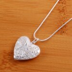 925 sterlingsilver halsband med fotoram-hänge - Bild 5