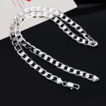 Bästsäljande 925 sterlingsilver halsband – 6 mm Cuban link kedja