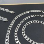 Herrhalsband i 925 sterlingsilver – face chain-kedja - Bild 2