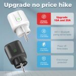 Smart EU-uttag – 16A/20A WiFi smart plug - Bild 2
