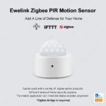 Zigbee Human PIR rörelsesensor – EWelink kroppsrörelse smart PIR-sensor - Bild 2