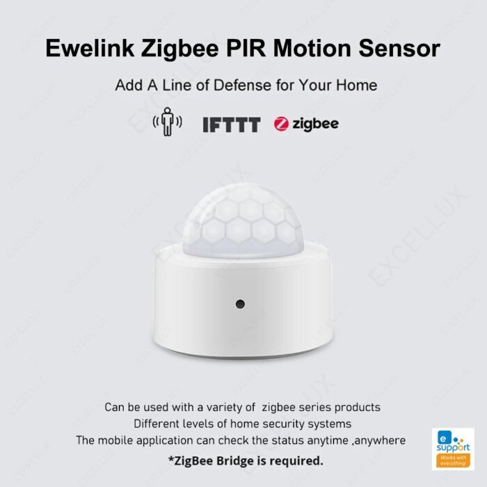 Zigbee Human PIR rörelsesensor – EWelink kroppsrörelse smart PIR-sensor - Bild 2
