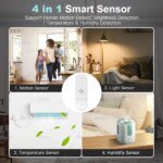 Zigbee 10G mmWave radar rörelsesensor – människodetektor med ljusstyrka - Bild 2