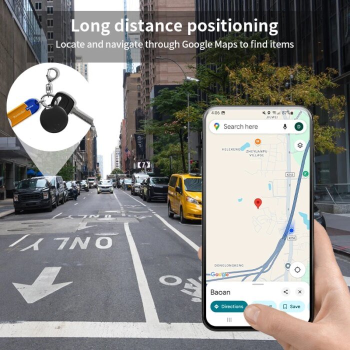 RSH Smart GPS-spårare för Android, Google-certifierad tagg för Googles Find Hub-app - Bild 4