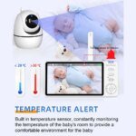 5-tums videobabymonitor med kamera - Bild 4