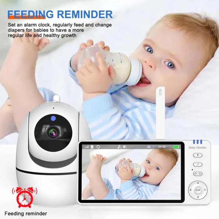 5-tums videobabymonitor med kamera - Bild 3