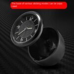 Mini Bilklocka med Självlysande Visare – Analog Quartz-Klocka - Bild 3