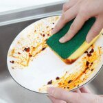 Högabsorberande dubbelsidig svampskrubber - Bild 3