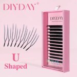 DIYDAY U-formade YY ögonfransförlängningar