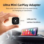 2-i-1 trådlös CarPlay-dongel – trådlös Android Auto-adapter AI Smart Box för bilar - Bild 3