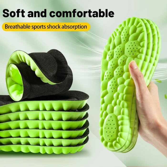 4D sportinläggssulor – supermjuka skoinlägg med stötdämpning och hålfotsstöd - Bild 5