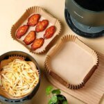 50 st engångspapper för airfryer – non-stick bakpapper - Bild 3